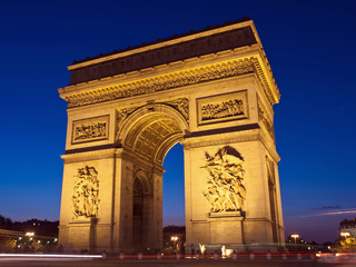 Fototapeta na wymiar Arc de Triomphe