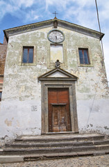 Fototapeta na wymiar Kościół Najświętszego Imienia Jezus Calcata. Lacjum. Włochy.
