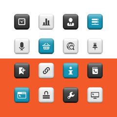 Internet and web buttons