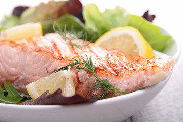 grilled salmon