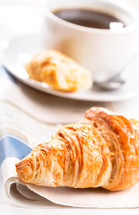 breakfast with croissant