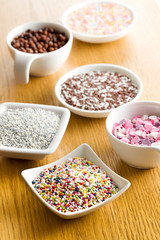 colorful candy sprinkles
