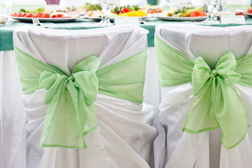 Wedding table setting