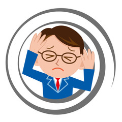 めまい　ビジネスマン