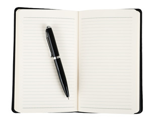 Notebook with pen