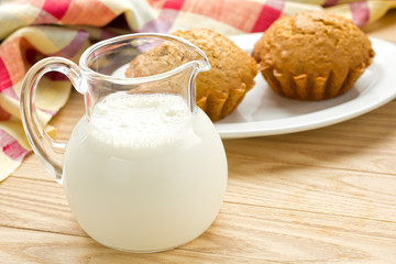 Milk and muffins