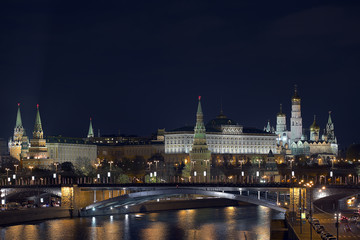 Moscow Kremlin evening view