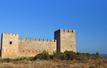 Fragokastelo castle at Crete island in Greece