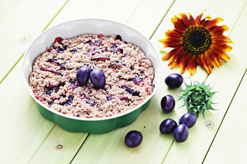 plum pie