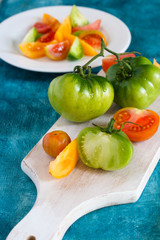 Colorful tomatoes