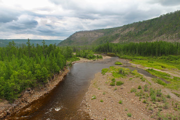 Река Чульмакан  Южная Якутия