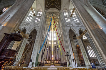 Fototapeta na wymiar Beauvais (Picardie)-Katedra