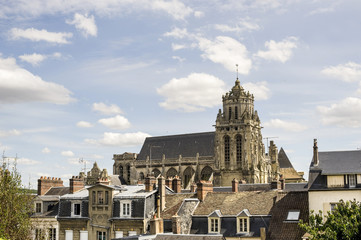 Panoramic view of Gisors (Normandy)