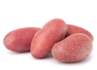 New potato tuber heap