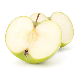 green apple half