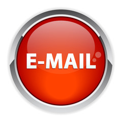 bouton internet e-mail sign icon red