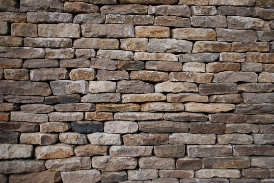 Cotswold stone wall, Oxfordshire