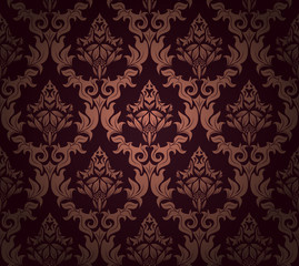 Damask seamless pattern