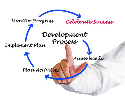 Diagram of development process