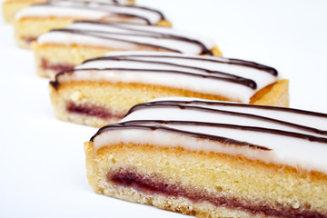 Cherry Bakewell Slices