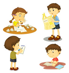 a four kids