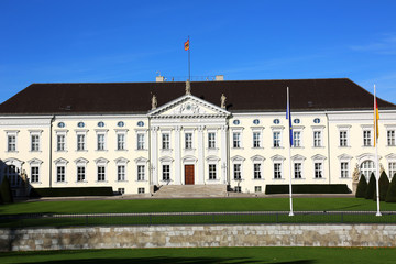 Fototapeta na wymiar Schloss Bellevue Berlin