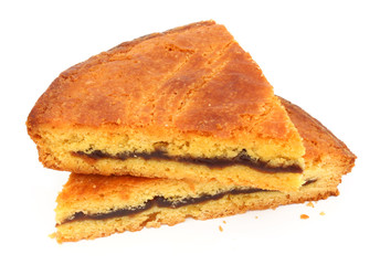 Gâteau breton fourré à la crème de pruneaux 