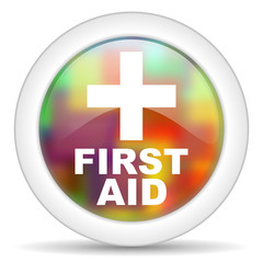 Obraz premium first aid icon