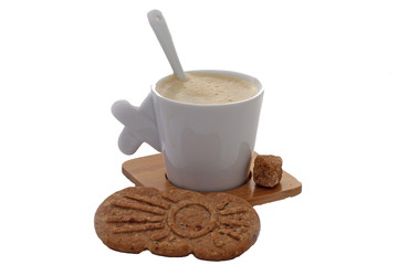 Café,sucre,petit gateau