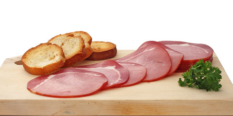 Petits grillés et bacon