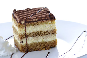 A dessert of tiramisu