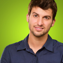 Obraz premium Close-up Of A Young Man