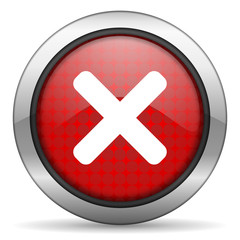 Fototapeta premium cancel icon