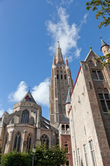 Fototapeta na wymiar Classic view of Bruges. Belgium.