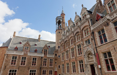 Fototapeta na wymiar Classic view of Bruges. Belgium.