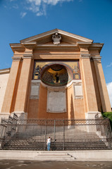 Fototapeta na wymiar Scala Święty widok pionowy w Rzymie - Włochy