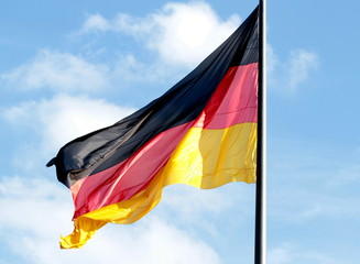 Waving german flag