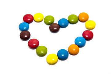 multi-colored caramel