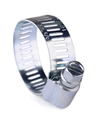 Metal band hose clamp