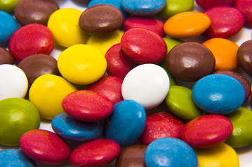 multi-colored caramel