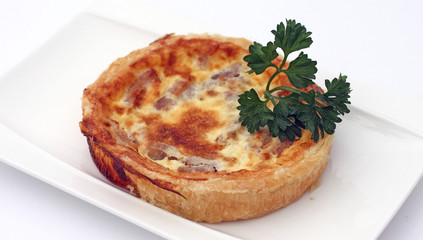 Quiche en entrée