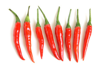 Red chili peppers
