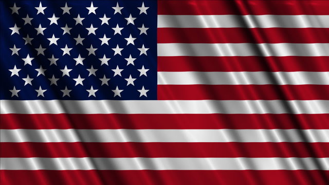 USA Flag looping animation