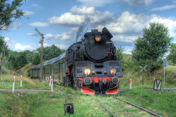Obraz premium Retro steam train