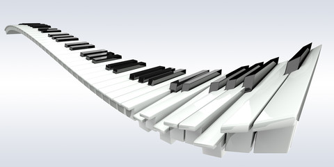 Naklejka premium Piano