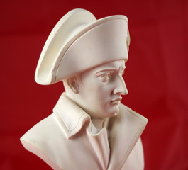 Statue portrait en albâtre de  Napoléon Bonaparte - obrazy, fototapety, plakaty
