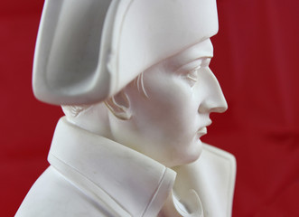 Sculpture portrait de profil Napoléon Bonaparte