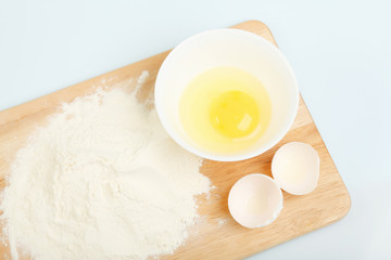 Different products to make bread