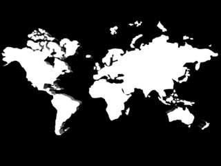 3d Weltkarte