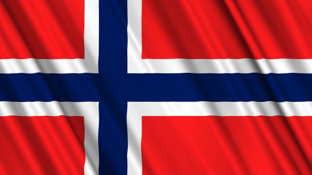 Norway Flag looping animation